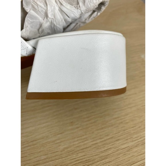 Kenneth Cole Maisie White Sandals Heels size 9.5 NWT - Picture 10 of 11